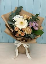 Букет цветов из:  Герберы и Хризантемы в Нюрбе