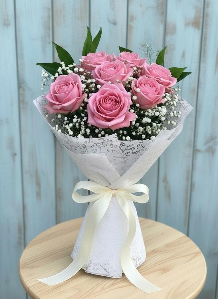 Букет цветов из: Розы в Нюрбе