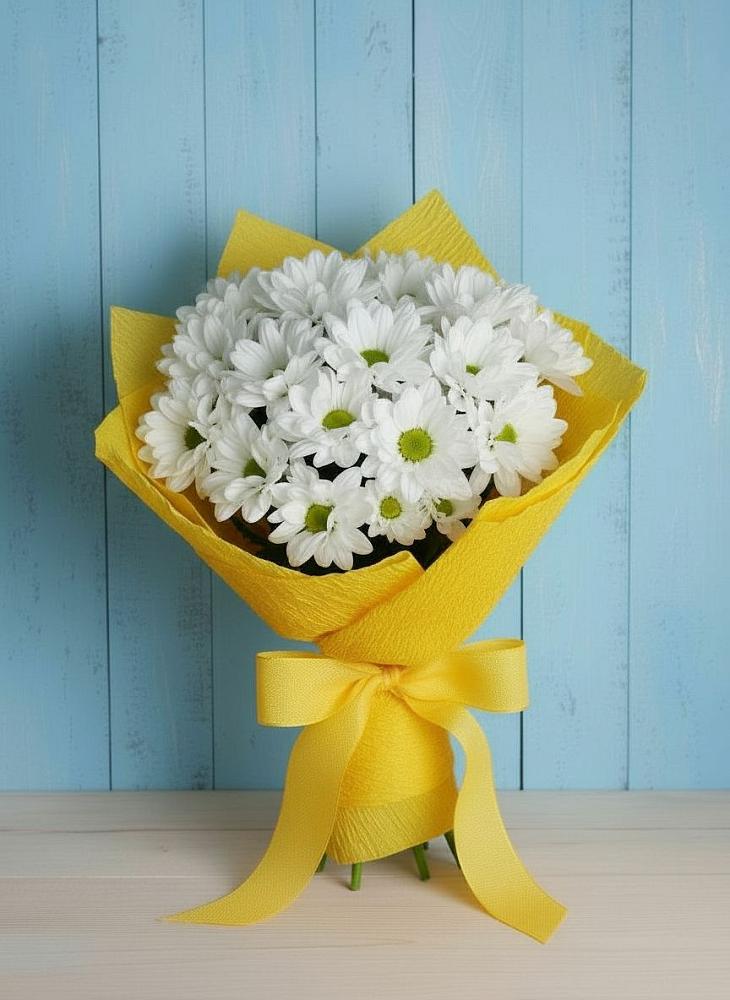 Букет цветов из: Хризантемы в Нюрбе