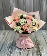 Букет цветов из:  Гвоздики, Розы и Хризантемы #REPLACE_PRED# Нюрбе