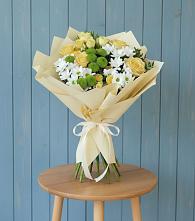 Букет цветов из:  Хризантемы и Розы в Нюрбе