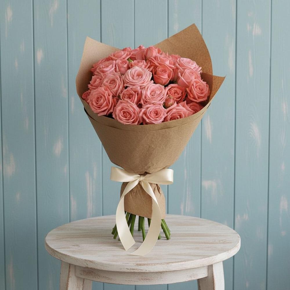 Букет цветов из: Розы в Нюрбе