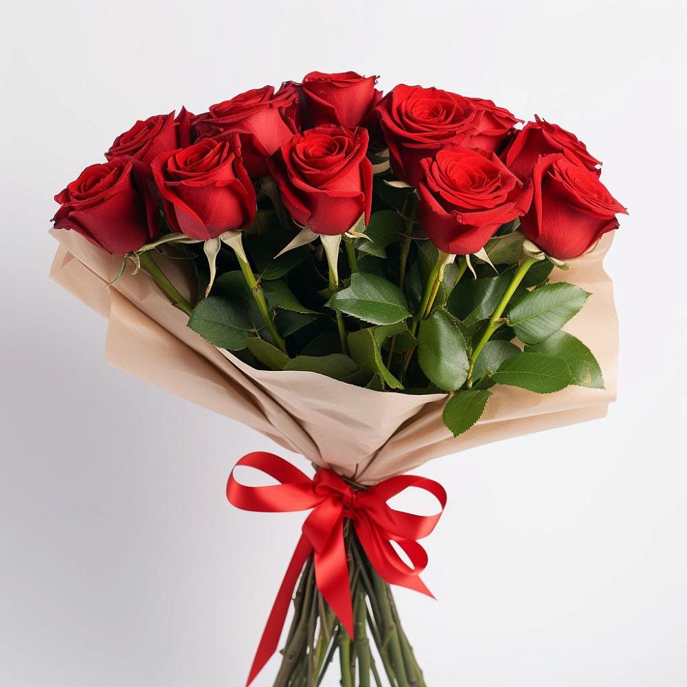 Букет 11 Красных роз Эдлесс Лав в Нюрбе